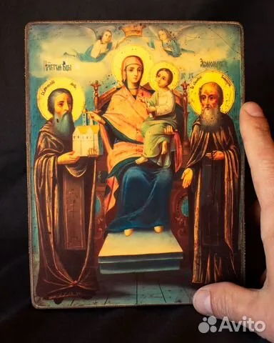 Икона Божия матерь "Домостроительница" 21*17 см — оригинальный подарок