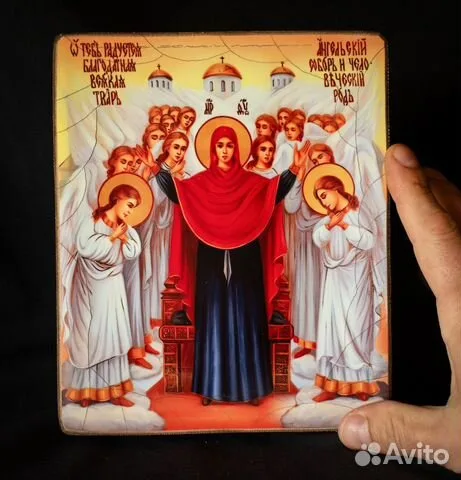 Подарочная икона "О тебе радуется и собор Архангелов"