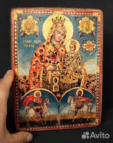 Икона Божией матери "Неувядаемый цвет" в подарок