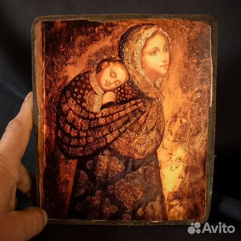 На память: Богоматерь "Колыбельная" икона
