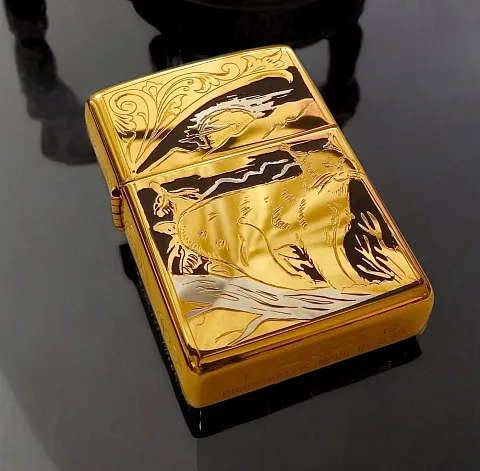 Бензиновая зажигалка Zippo "Рысь" — оригинальный подарок