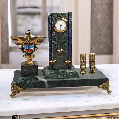 Часы «Погон» с гербом Спецсвязи — красивый подарок