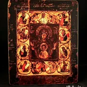 Подарочная икона "Знамение " Курско-Коренная — фотография 1