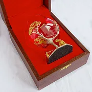 На память: Бокал для коньяка «Охота на медведя» — фотография 3