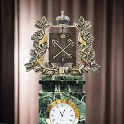 Часы «Губернские. Санкт-Петербург» со змеевиком — красивый подарок — фотография 1