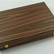 Деревянные нарды «Узор №2» с позолоченной златоустовской гравюрой — красивый подарок — фотография 5