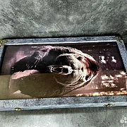 Нарды под стеклом «Свирепый медведь» — оригинальный подарок — фотография 10