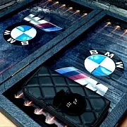 Нарды под стеклом «BMW» — красивый подарок — фотография 3