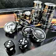 Нарды под стеклом «Лошади» — оригинальный подарок — фотография 2