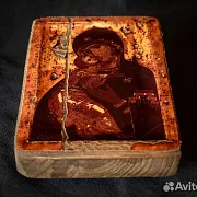 В подарок: Иконка "Владимирская" Божией Матери. 15 см — фотография 3