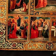 Икона с ковчегом "Двунадесятые праздники" в подарок — фотография 7