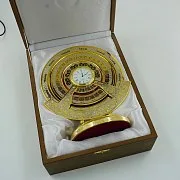 Часы «Календарь» из яшмы — необычный подарок — фотография 2