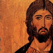 Икона деревянная "Христос Пантократор" — оригинальный подарок — фотография 3