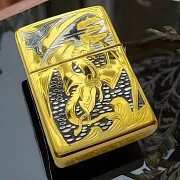 Зажигалка Zippo с гравировкой "Дракон" — красивый подарок — фотография 1