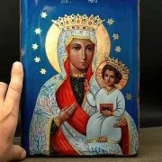 Икона " Богородица Васьковская (Ельская)" — необычный подарок — фотография 1