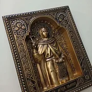 Резная Икона Святая Галина — оригинальный подарок — фотография 2