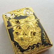 Бензиновая зажигалка Zippo "Волк одиночка" — оригинальный подарок — фотография 2