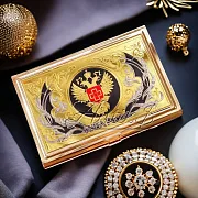 Визитница с логотипом «ФМБА» — необычный подарок — фотография 1