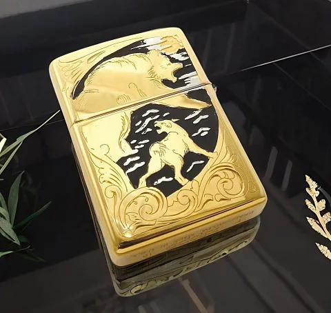 Зажигалка Zippo оригинал "Охота на медведя" в подарок