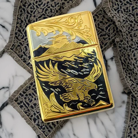 Оригинальная зажигалка Zippo "Сокол" — красивый подарок