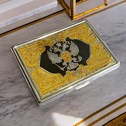 На память: Мужской портсигар "Герб РФ"/ на 9 сигарет. Златоуст — фотография 1