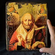 Подарочная икона "Св. Николай Мирликийский" — фотография 1