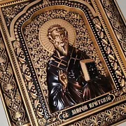 Икона резная Мирон Критский — необычный подарок — фотография 4