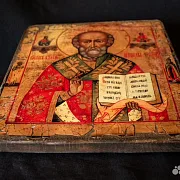 Подарочная святой Николай Угодник". Икона — фотография 3