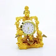 Часы «Ангелочки» из бронзы — оригинальный подарок — фотография 3
