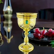 Подарочный кубок для вина "Малахит" №3. Златоуст — фотография 1
