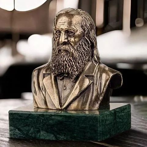 Бронзовый бюст «Менделеев Д.И.» — необычный подарок