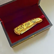 Складной нож «Лев» из Златоуста — оригинальный подарок — фотография 5