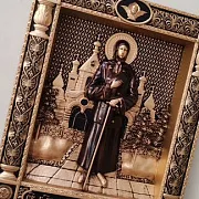 Икона резная Ксения Петербургская в подарок — фотография 7