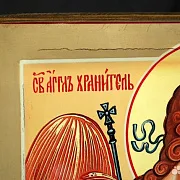 Подарочная икона с ковчегом "Ангел Хранитель" — фотография 3