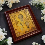 В подарок: Икона Николай Чудотворец. Златоуст — фотография 1