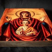 На память: Икона. Богоматерь "Знамение" — фотография 3