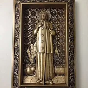 Резная Икона Ксения Петербургская — оригинальный подарок — фотография 6