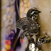 Картина «Вечерняя прогулка. Ессентуки» на ониксе с подсветкой — красивый подарок — фотография 3