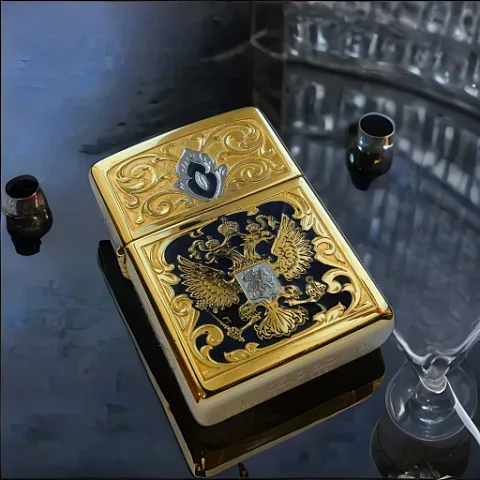 Сувенирная зажигалка Zippo "Герб" — оригинальный подарок