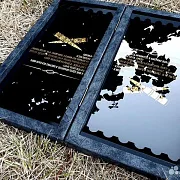 Нарды под стеклом «Брат» — оригинальный подарок — фотография 2