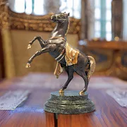 Фигурка «Конь» из бронзы, 95×140×190 мм — необычный подарок — фотография 1