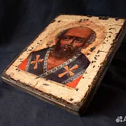 Икона святого Николая под старину — красивый подарок — фотография 6