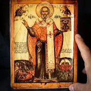 Икона Святого Николая — необычный подарок — фотография 3