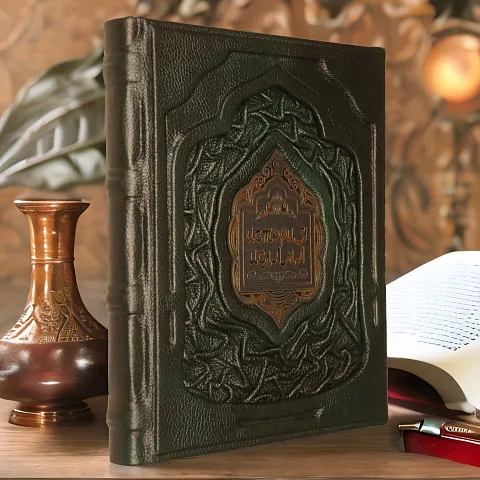 Ручная работа: History of Islam — Коран в кожаном переплёте
