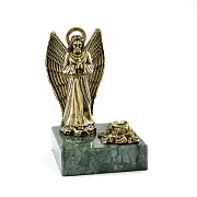 Ручная работа: Бронзовая статуэтка «Ангел. Большой» с подсвечником — фотография 4