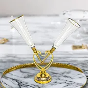 Винный набор "Сердце". Златоуст — оригинальный подарок — фотография 1