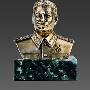 В подарок: Бронзовый бюст «И.В. Сталин» — фотография 2