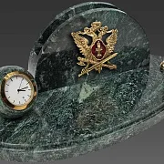 Часы «Престиж» с гербом УИС и подставками в подарок — фотография 2