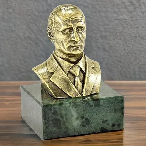 На память: Бронзовый бюст «Путин В.В.»