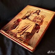 Подарочная икона "Господь Вседержитель на троне" — фотография 5